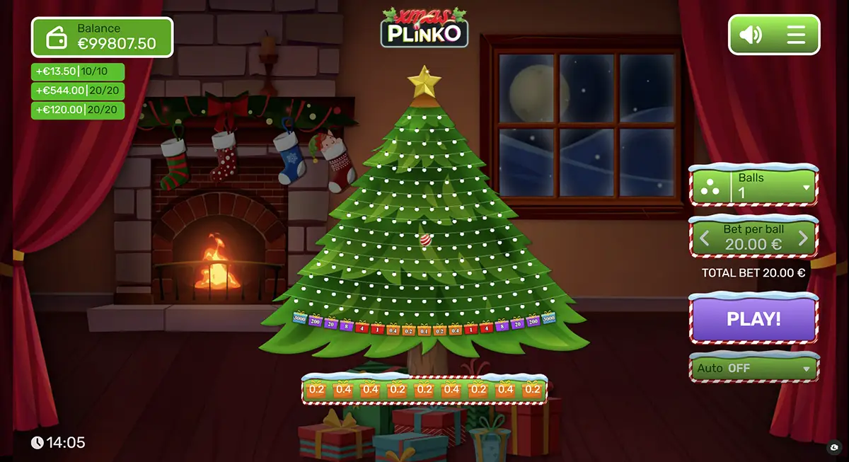 Лимиты бонусов Plinko