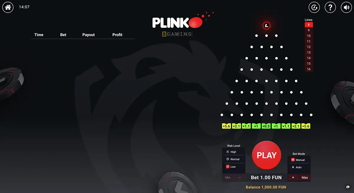 Как получить джекпот Plinko